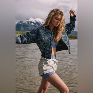 Free people Garden Party Bomber Jacket XS